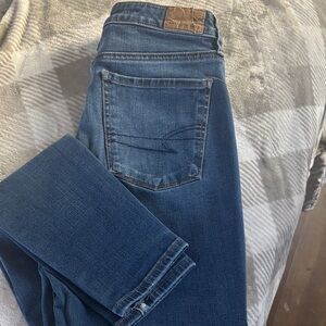 American Eagle Outfitters Dark Blue Skinny Jeans